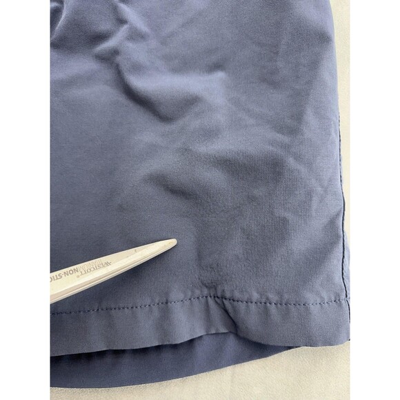 Lee Flex Shorts Lot x2 Mens 34 Navy Blue Beige Stretch Zip Pocket Casual Outdoor - Picture 9 of 16